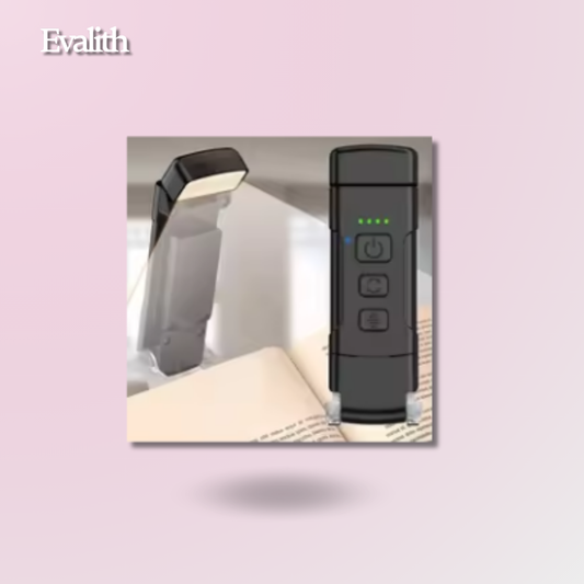 Boglampe med USB-opladelig timer